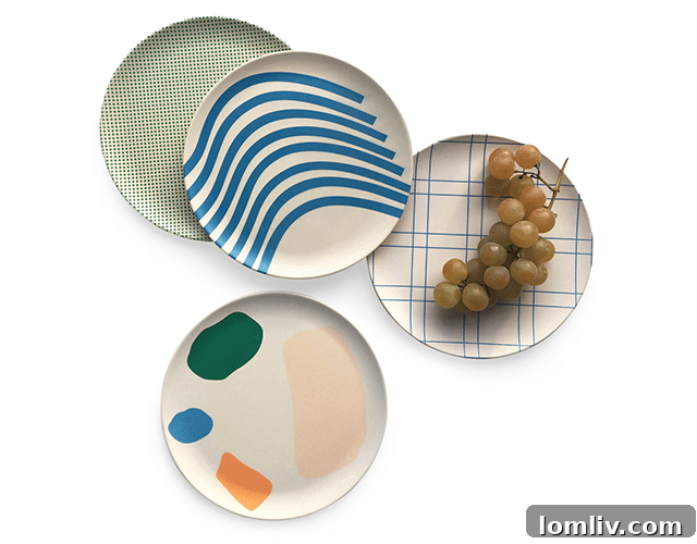 Museum of Modern Art Design Bamboo Melamine Dinnerware