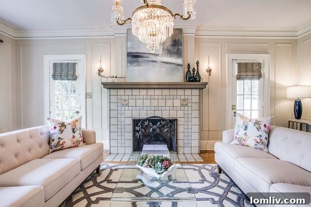 Spacious eat-in kitchen with modern amenities blended seamlessly into a historic Dallas home's aesthetic.