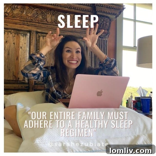 Calm in the Storm: Nurturing Family Health Through COVID 3 Prioritizing quality sleep for enhanced well-being