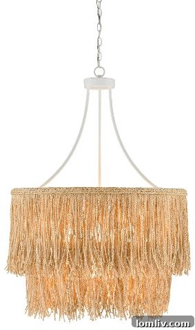 Decorative modern light fixture featuring metallic accents