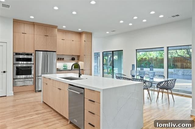 Custom White Oak Kitchen