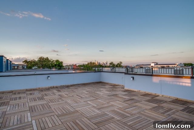 Daniel Quintana Tapped to Represent Bishop Arts' Prime Three-Story Complex 12 Spacious rooftop deck with downtown Dallas views