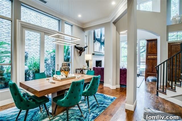 Sophisticated and modern interior design elements showcasing George Bass's expertise