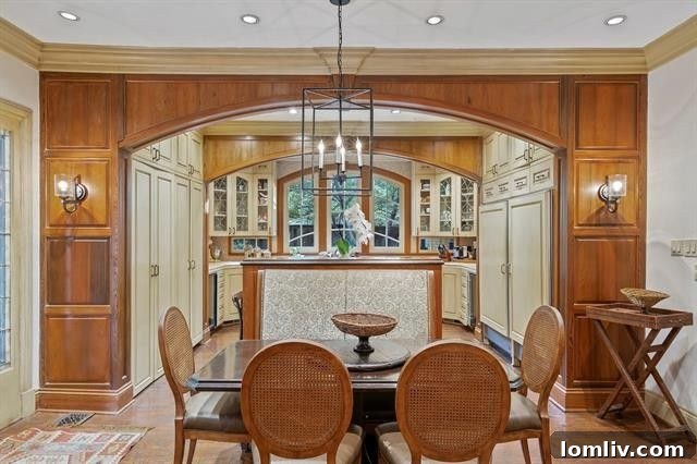6014 Swiss Avenue dining room with classic details