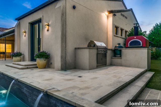 Outdoor Entertaining Area Westlake TX
