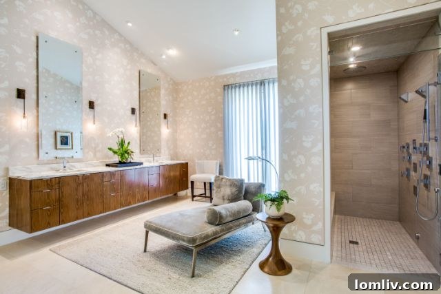 Luxurious Soaking Tub with TV