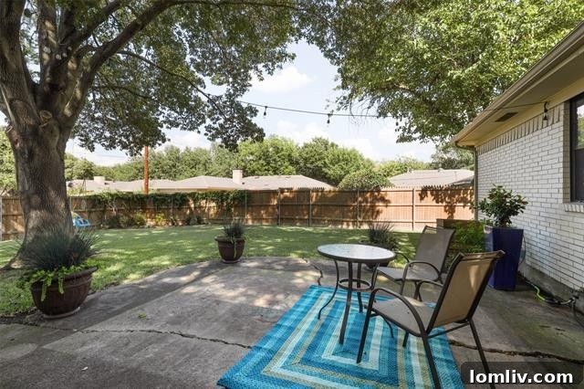 East Dallas' Las Casas: The New Hotspot 9 Blissfully Shaded Backyard with New Landscaping in East Dallas