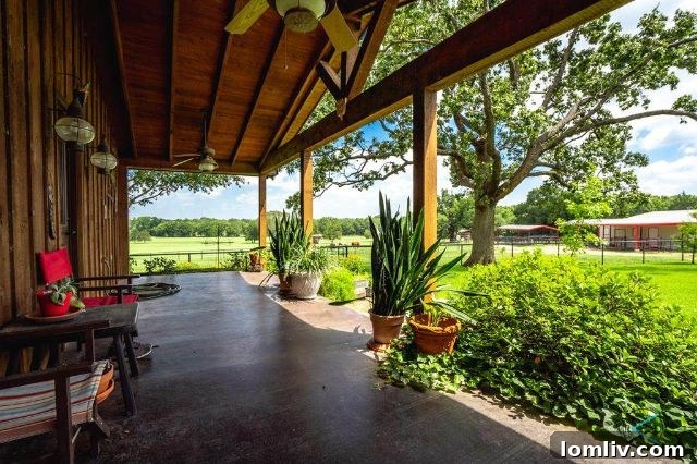 East Texas Ranch A Horse's Dream Playground 8 One of the spacious and comfortable bedrooms in the ranch home