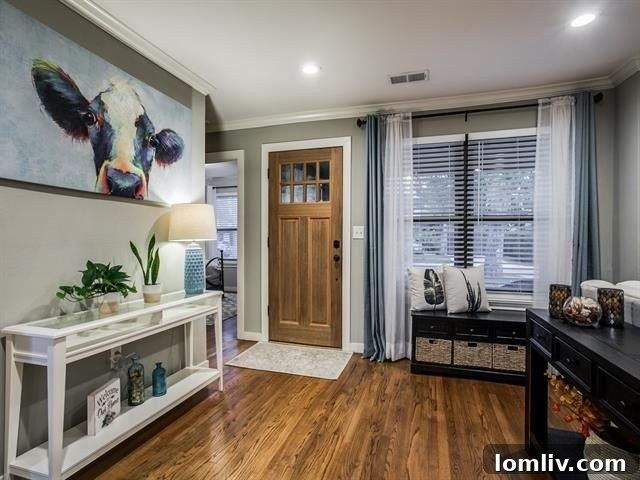 Cozy living room with a warm fireplace, perfect for relaxing evenings and family gatherings