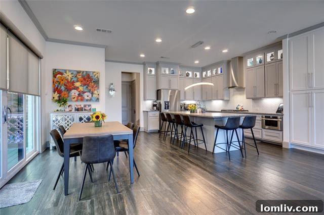 Luxury Kitchen Fort Worth Townhouse