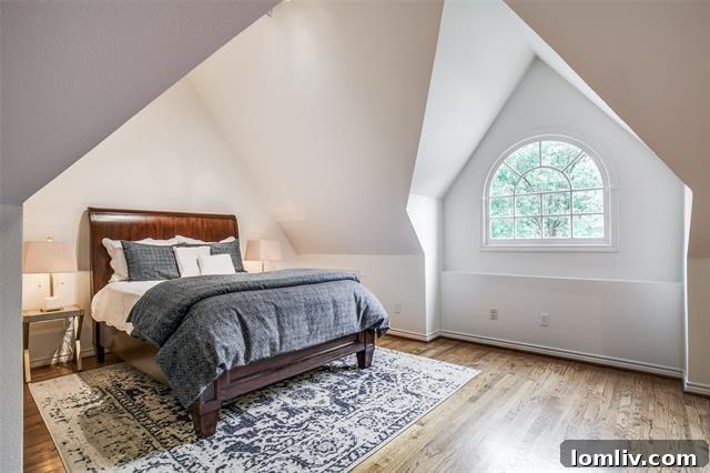 Inviting bedroom with ample natural light