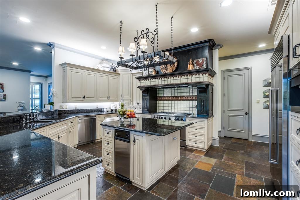 5705 Colleyville Kitchen - Decorative Wood Vent Hood