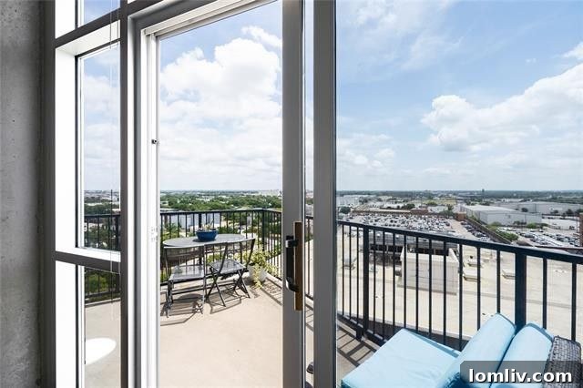 Cedars Elevated Living Under 300K 5 Rooftop pool with stunning Dallas city skyline views in modern condo building