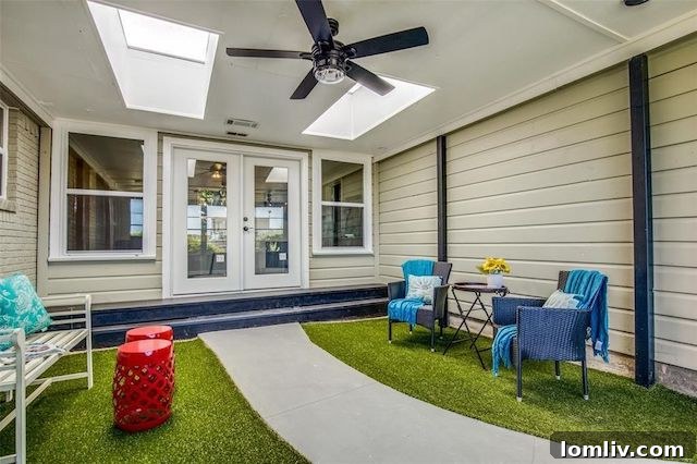 Lush Garden Retreat with Outdoor Fireplace and Sunroom
