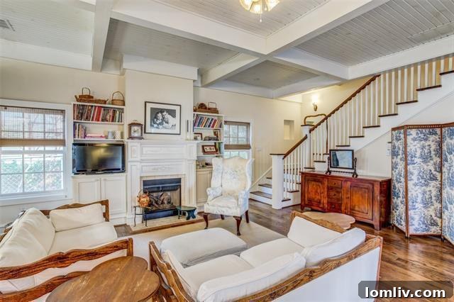 Lush, mature trees surrounding a charming Uptown Dallas home