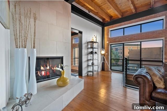 Vibrant cityscape from a luxury Dallas townhome's private outdoor space.