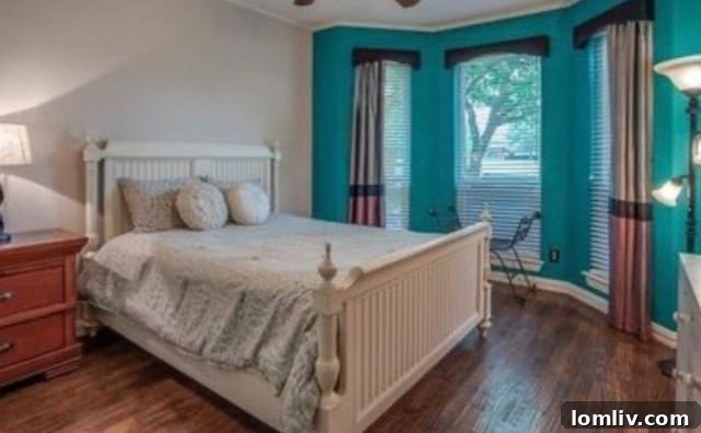 An older accent wall that failed to create visual harmony, appearing out of place rather than complementary.