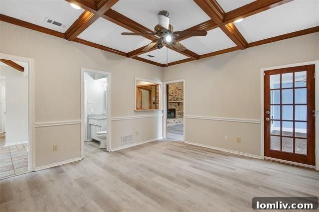 Elegant dining room perfect for entertaining in this Carrollton residence
