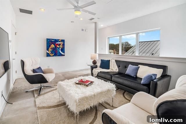 Spacious interior showcasing modern design and natural light at 30 Vanguard Way