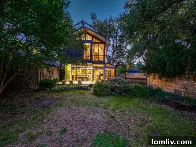 Gardening or landscaped area at 8643 Groveland Drive, showcasing the home's connection to greenery and sustainable landscaping.