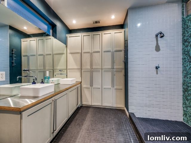 Another perspective of the interior, highlighting the unique architectural details of 8643 Groveland Drive.