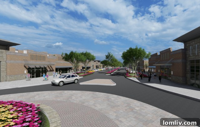 City Point retail and restaurant area rendering