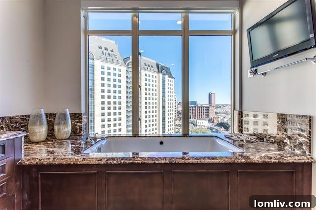 Elegant Bathroom in Ritz-Carlton Dallas Condo