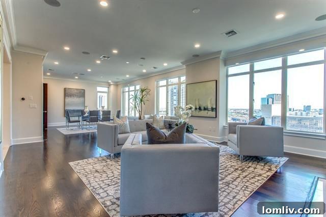 Elegant Interior of a Ritz-Carlton Dallas Condo