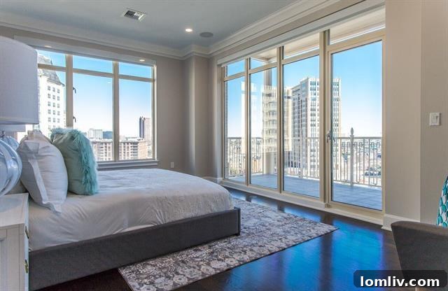 Spacious Living Area at Ritz-Carlton Dallas Condo