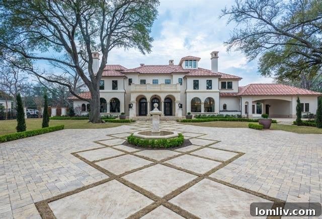 Dr. Phil and Robin McGraw's new Preston Hollow luxury estate exterior