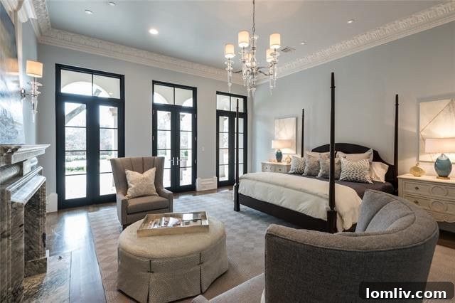 Expansive backyard with swimming pool at Dr. Phil's Deloache Avenue residence