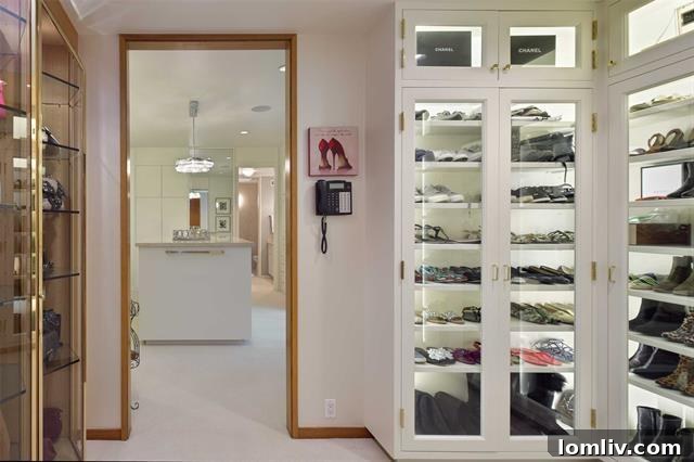 A glimpse into the spacious and thoughtfully designed interiors of the 10240 Gaywood Road estate.