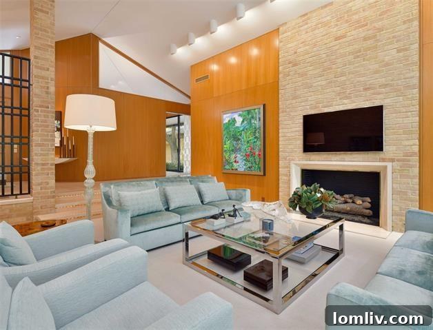 Contemporary design elements and luxurious finishes within the meticulously updated 10240 Gaywood Road residence.