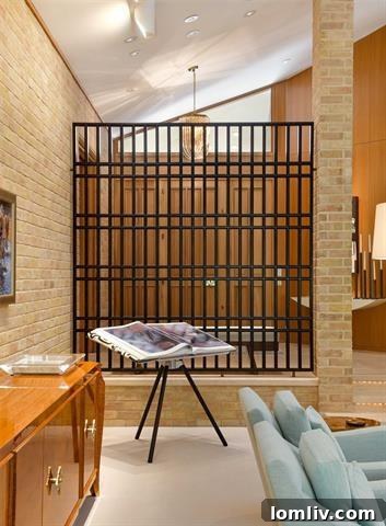 Architectural details and natural light define the interior spaces, enhancing the connection to the surrounding environment at 10240 Gaywood Road.