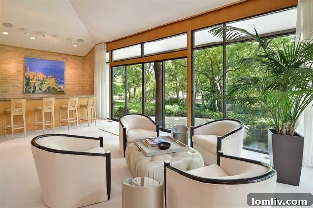 Elegant transition spaces within the Dallas luxury home, reflecting Scott Lyons' masterful design philosophy.