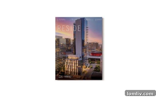 Gündem: Briggs Freeman Sotheby’s Yeni Dergisinde Her Sayfa Bir Fırsat 3 Reside Magazine spread featuring luxury Dallas properties.
