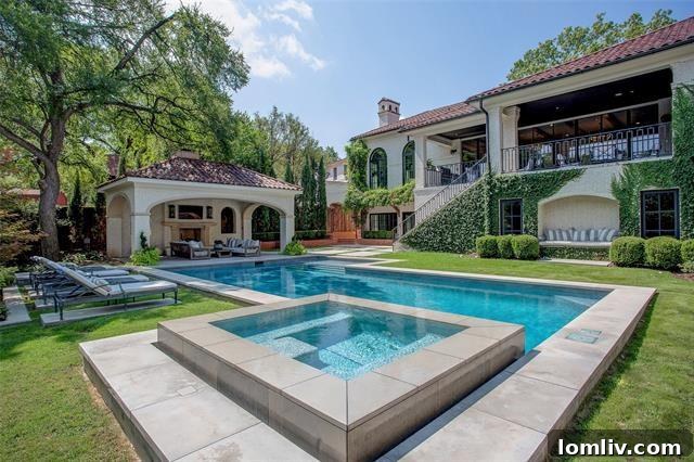 Estate Grounds: Guest House and Second-Floor Loggia