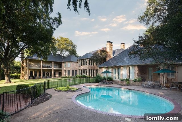 Manicured Gardens and Estate Views from the Tennis Court