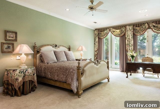 Luxurious Downstairs Primary Suite with Sitting Area and Private Patio Access