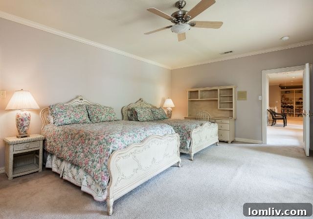 Expansive Grounds with Fenced Pool and Lush Landscaping at 9441 Hollow Way Road