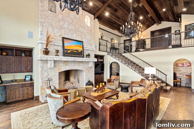 Luxurious Living Spaces in a Possum Kingdom Lake House