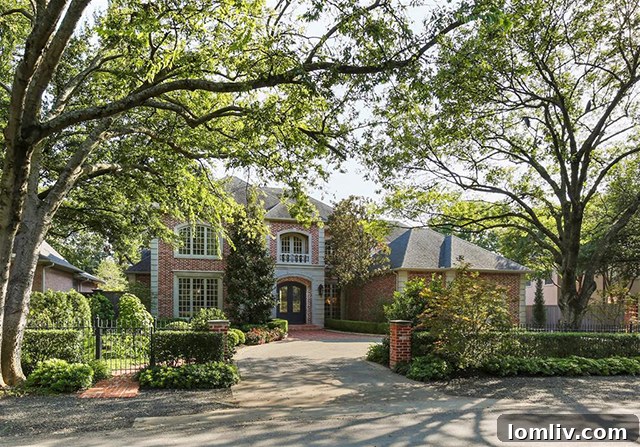 6026 Glendora Avenue - Preston Hollow Luxury Home Front Exterior View