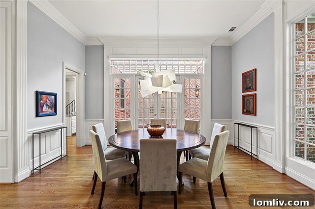 6026 Glendora Avenue - Elegant Dining Room with Atrium View