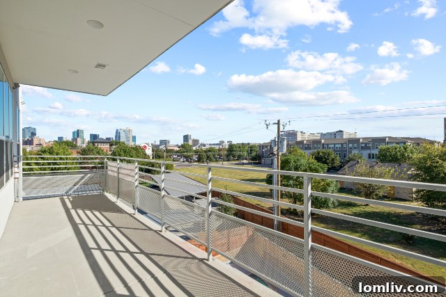 Every home has a balcony with a view at The Moderne