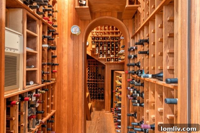 University Park's Finest: A Custom Home Beyond Compare 6 Luxurious 1500-Bottle Wine Cellar
