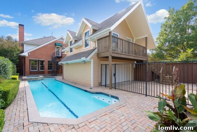 University Park's Finest: A Custom Home Beyond Compare 9 Outdoor Spa and Relaxation Area