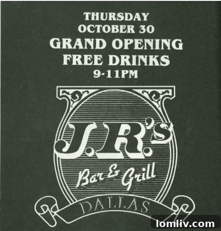 Historic Photo of JR's Bar Opening in 1980, a Dallas LGBTQ+ Landmark