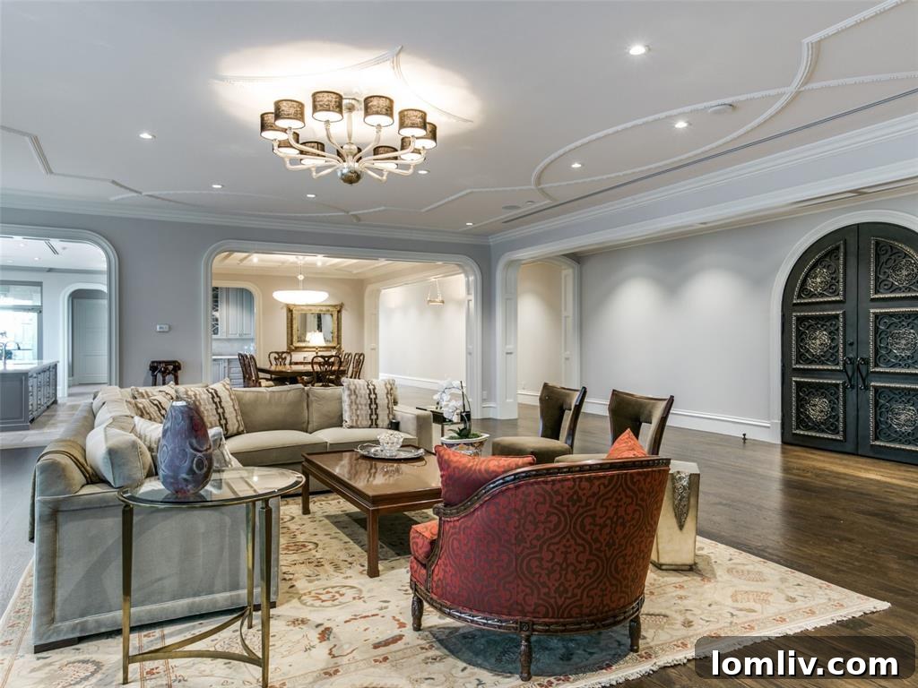 Stoneleigh Double Unit: A Symphony of Georgian Heritage and Modern Design 3 Stoneleigh Dallas Interior Arches and Plaster Ceilings