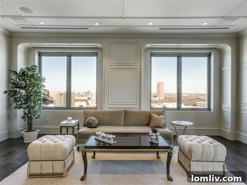 Stoneleigh Double Unit: A Symphony of Georgian Heritage and Modern Design 8 Master Bedroom Seating Area Stoneleigh Dallas