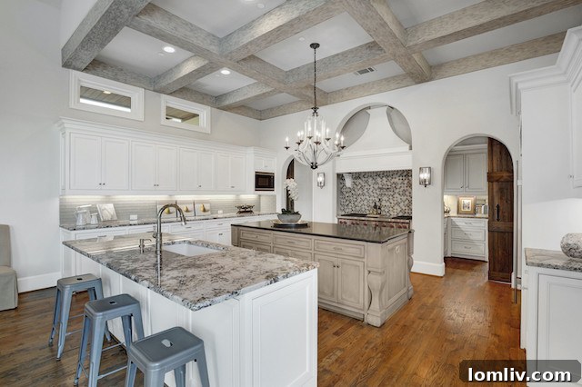 Kitchen with Double Islands